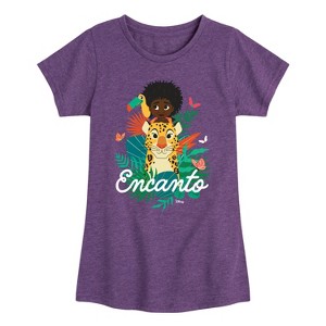 Girls' - Disney - Antonio Plant Fitted Short Sleeve Graphic T-Shirt - 1 of 4