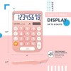 CATIGA 8-Digit Desktop Calculator, Solar Power, Large LCD, Big Buttons, 4-Function for Home, Office, School, Business, CD-8185 - 2 of 4