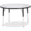 Jonti-Craft Berries Adult Height Color Edge Round Table (42 x 42) in Black - 2 of 2