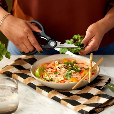 Calphalon Premier SharpIN Knife Set with Sharpening Knife Block, 15 Piece, Carbon Steel