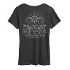 Women's - Star Wars - The Mandalorian Grogu Celestial Short Sleeve Graphic T-Shirt - 2 of 4