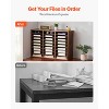 VEVOR Literature Organizer, 27 Compartments Office Mailbox with Removable Shelves, Wood Mailbox Sorter Particle Board, Brown - 3 of 4