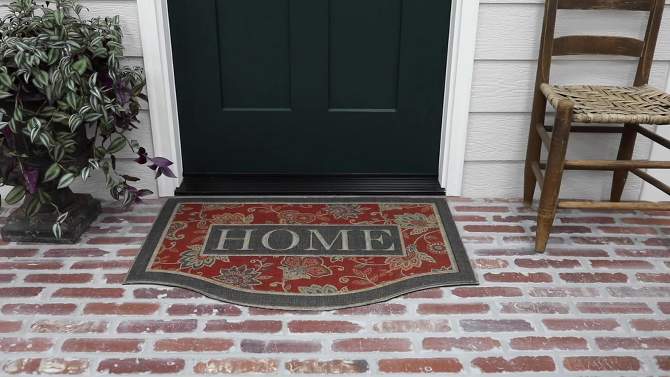 2&#39;x3&#39; &#39;Home&#39; Ornamental Entry Mat Cozy Jacobean Red/Gray - Mohawk, 2 of 5, play video