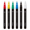 KINGART Acrylic Paint Pens Extra Fine 6 Primary Colors - 2 of 4