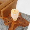 KTMBDW Decor Bedside Table Lamp - Nightstand Lamp with Round Flaxen Fabric Shade for Living Room, Dorm, Home Office - 3 of 4