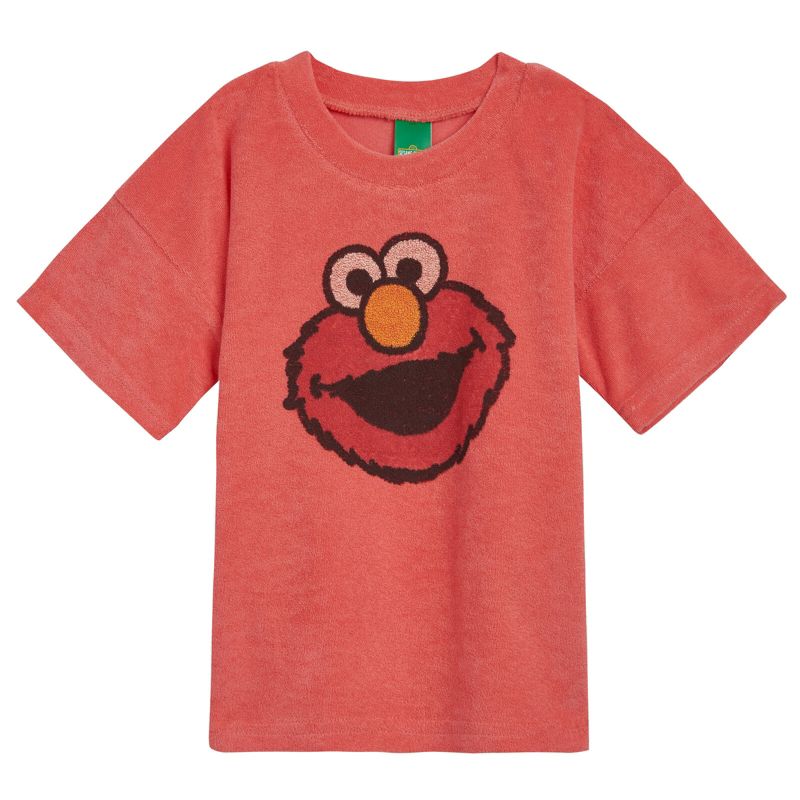 Sesame Street Elmo T-Shirt Shorts and Hat 3 Piece Toddler, 2 of 5