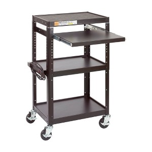 ECR4Kids AV Presentation Cart Stand, Black, 1 - 1 of 4