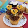Colorado College Secondary Logo Heart Love Cupcake Picks Toppers Decoration Set of 6 - 4 of 4