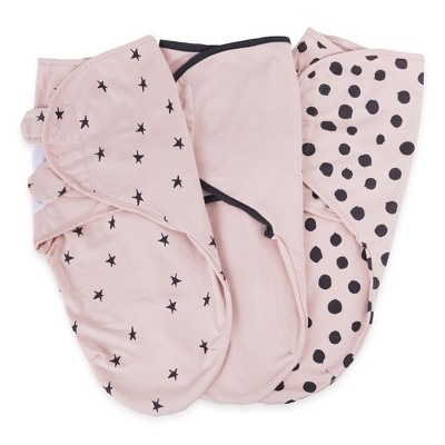 Ely's & Co. Adjustable Swaddle Blankets  3 Pack