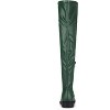 Allegra K Women's Zipped Low Block Heel Over Knee High Fashion Boots - 4 of 4