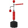 Soozier 4-in-1 Boxing Punching Bag Stand with 2 Speedballs, 360° Relax Bar, & PU-Wrapped Bag & Adjustable Height - 4 of 4