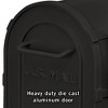 Salsbury Industries Heavy Duty Rural Mailbox - Black - 4 of 4