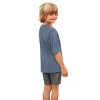City Threads Boys Soft Organic Cotton Jersey Short Sleeve Henley Tee - USA-Made - 3 of 4