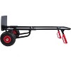 Acekool Convertible Hand Truck Dolly, 2-Wheel Upright or 4-Wheel Cart, 330 lbs Capacity, Swivel Wheels, Heavy Duty for Moving, Warehouse, Yellow - 2 of 4