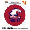 American University Eagles Logo Automotive Car Window Locker Circle Bumper Sticker - 3 of 4
