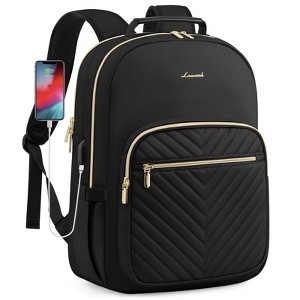 Laptop Backpack Purse for Women, Work Travel Computer Bags, College School Backpack - 1 of 4