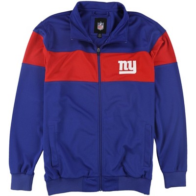 G-III Sports Mens NY Giants Track Jacket Sweatshirt