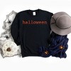 Halloween Typewriter - Women's Graphic Sweatshirt - 2 of 4