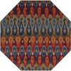 Unique Loom    Outdoor Modern Ikat Area Rug - 2 of 4