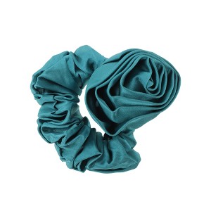 Unique Bargains Solid Color Rose Scrunchies 1 Pc - 1 of 4