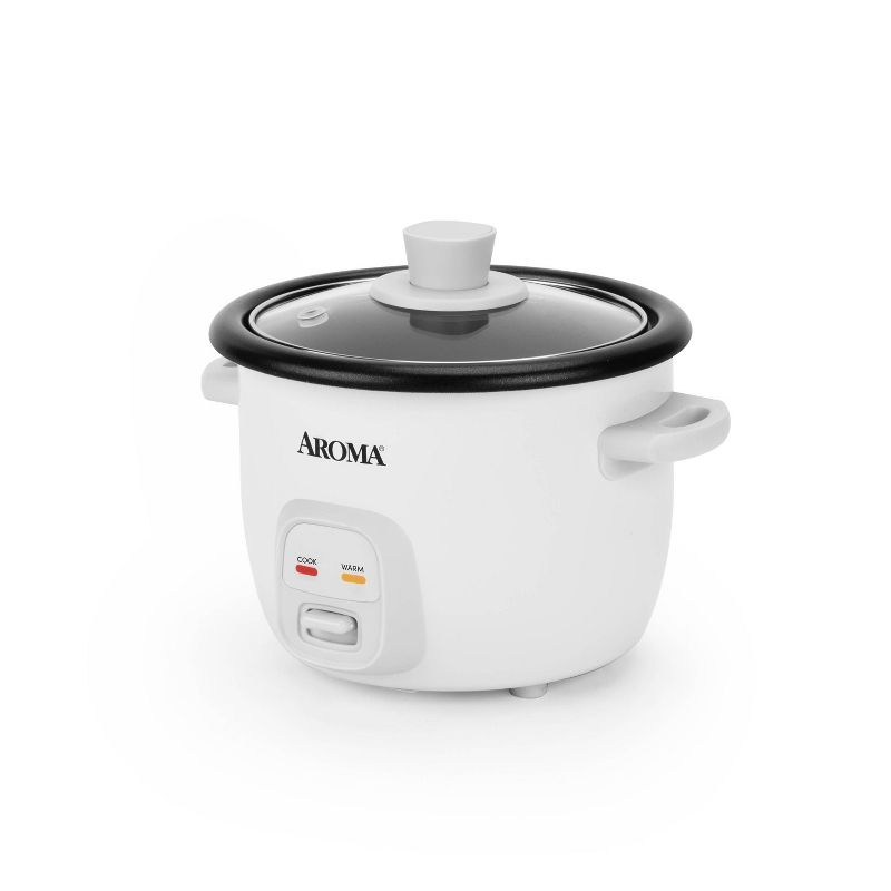 Aroma 4 Cup Pot Style Rice Cooker - White, 3 of 7