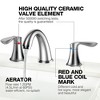Whizmax Bathroom Faucet,8 Inch Bathroom Faucets for Sink 3 Hole, Widespread Bathroom Faucet with Pop up Drain and cUPC Lead-Free Hose - 4 of 4