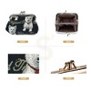 Signare USA Westie Dog Black Frame Purse for Coins - 2 of 4