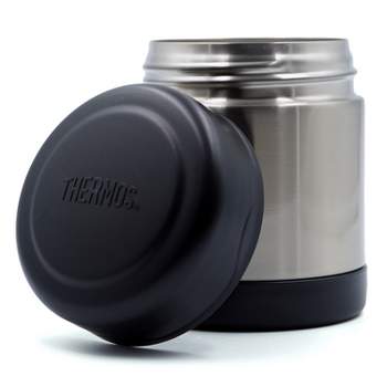 Thermos 10 oz. Vacuum Insulated Stainless Steel Food Jar - Black/Stainless Steel