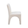 Meridian Furniture,Gramercy Linen Textured Fabric Dining Chair, Set of 2 - 4 of 4