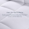 Delara Duvet Insert White Cotton GOTS Certified Comforter, 100% Organic Cotton Shell and Filled All Season, Lightweight with 8 Tabs - 3 of 4
