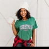 Simply Sage Market Women's Pink Christmas Season Short Sleeve Graphic Tee - 2 of 4