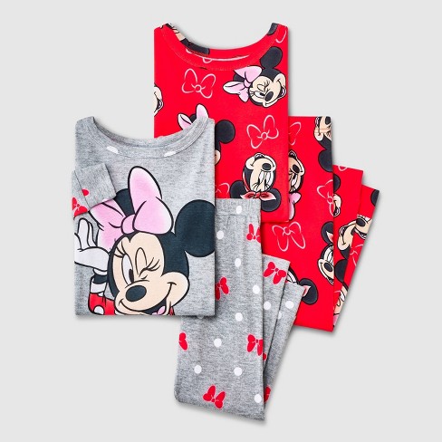 Minnie mouse baby pajamas hotsell