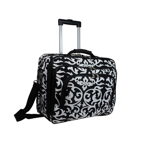 World Traveler Rolling 17-Inch Laptop Briefcase Computer Case, Paris Black,  One Size