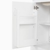 NicBex Bathroom Vanity with Sink, Bathroom Cabinet Storage, 1 Soft Closing Cabinet Door with Double Shelves for Bathroom - image 4 of 4