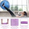 SEVOBAL 6 Pairs Pilates Stockings Toes Home Pilates Socks for Women Non Slip Grippers Yoga Crew Socks Barre, Multicolored, 7.41"*0.39"*0.39" - 4 of 4