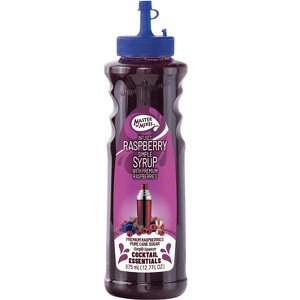 Master of Mixes Cocktail Essentials Raspberry Syrup - 375ml Bottle (12.7 Fl Oz) - Mixer Perfect for Bartenders and Mixologists - 1 of 4
