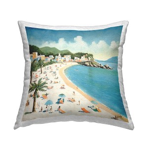 Stupell Industries Beachgoers on Tropical Shore - 1 of 3