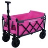 Whisen Lightweight Folding Utility Wagon Cart with Dual-Layer Expandable Storage, 360°Swivel Wheels - 4 of 4