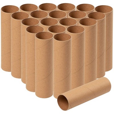 Genie Crafts 48-Pack Cardboard Paper Tubes for Kids, Diy, and Classroom Projects, Brown, 1.6 X 3.95 inches