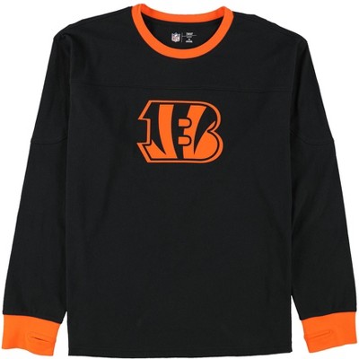 G-III Sports Womens Cincinnati Bengals Graphic T-Shirt, Black, Medium