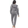 Felina - Womens Velour Zip Hoodie and Jogger Set  Soft 2-Piece Tracksuit Lounge Set - 3 of 3