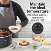 Hamilton Beach 7qt Slow Cooker with Folding Handles Matte Black 33174 - 4 of 4