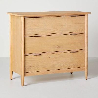 3-Drawer Wood Dresser Natural - Hearth & Hand™ with Magnolia
