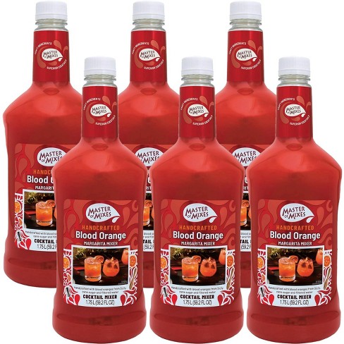 Master Of Mixes 6 Pack Blood Orange Margarita Drink Mix - Ready To Use ...