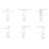 96" Walk in Closet System, 8FT Closet Organizer with 3 Adjustable Shelf Towers and Expandable Hanging Rods, Built-In Garment Rack, Max Load 1000 LBS - 4 of 4