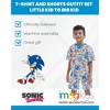 Sonic the Hedgehog French Terry T-Shirt and Bike Shorts Outfit Set Little Kid to Big Kid - 3 of 4