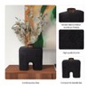 Modern Pottery Vase - Handcrafted Ecomix Decorative Accent - Casual Home Style - Ideal for Home, Office, Bedroom, and Living Room - 3 of 4