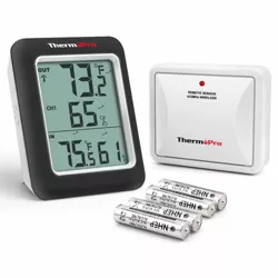 Springfield White Plain View Indoor Outdoor Thermometer Hygrometer F and Celsius 