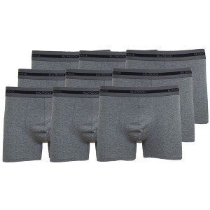 Blu Rock Men's Cotton Flex Stretch Boxer Briefs-9 Pack - 1 of 2