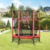Okak 4.6/5/5.3 FT Toddler Trampolines, Mini Trampoline with Safety Enclosure and Steel Frame, Outdoor Trampolines for Garden, Patio - 2 of 4